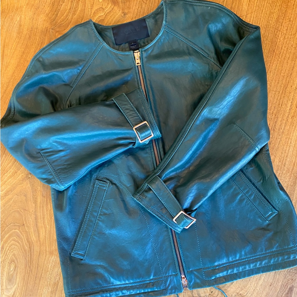 J.Crew Collection leather jacket